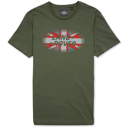 Land Rover Men's Union Flag Graphic T-Shirt