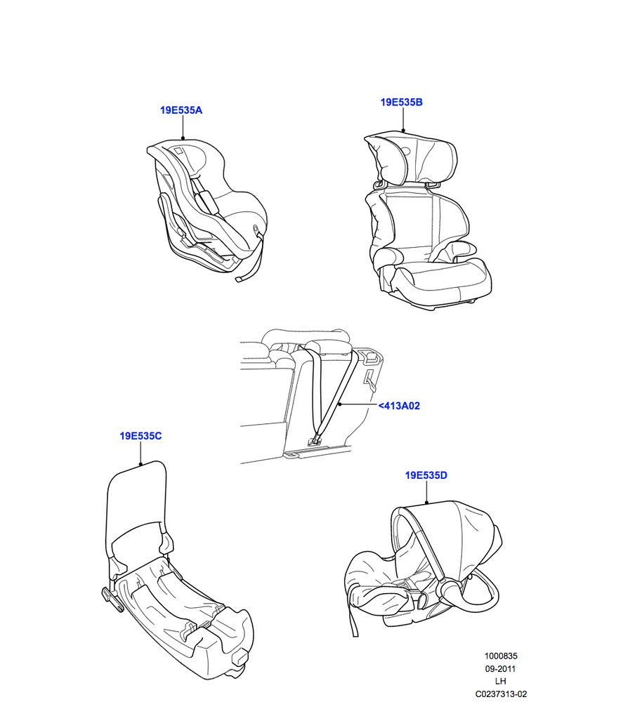 Land Rover Child Seat - Group 2/3