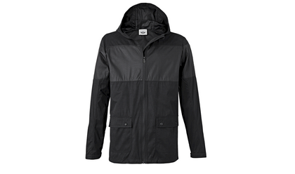 Genuine MINI Logo Wind Water Repellent Hooded Jacket Black