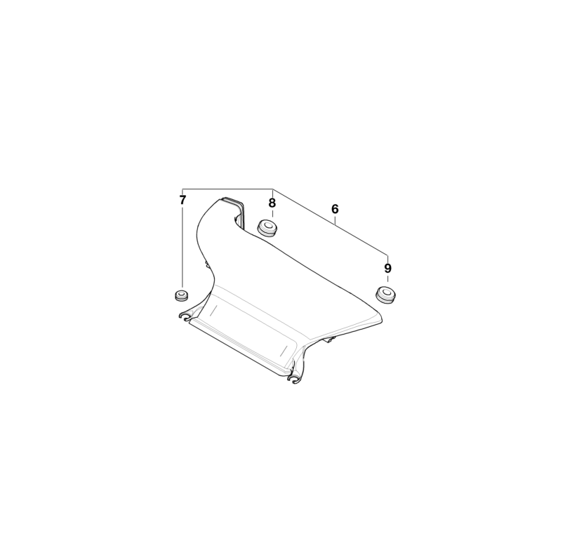 BMW Genuine Air Duct Suction Hood