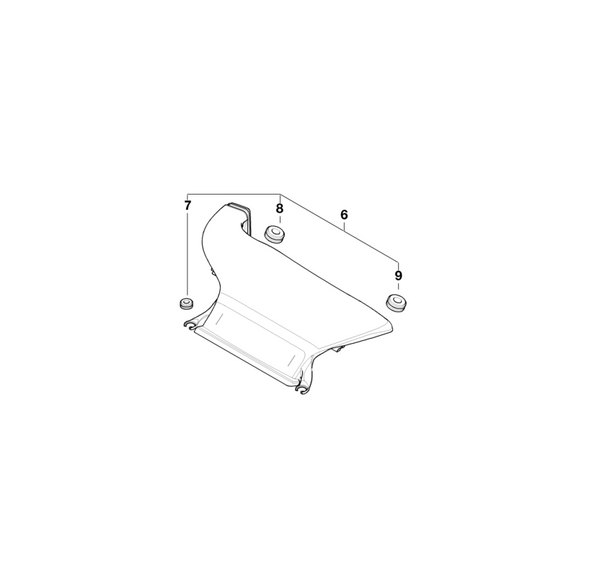 10770552 BMW Genuine Air Duct Suction Hood | BMW Cooling & Heating | Park's Store