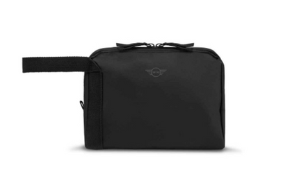 MINI Genuine Two-Tone Pouch Zippered Coins Card Holder