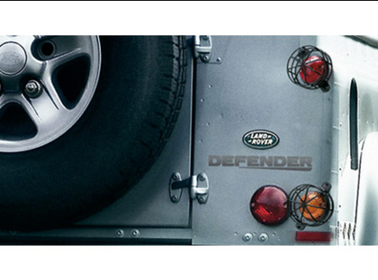 Land Rover Lamp Guard - Fixed, Rear, 90 and 110, except HCPU