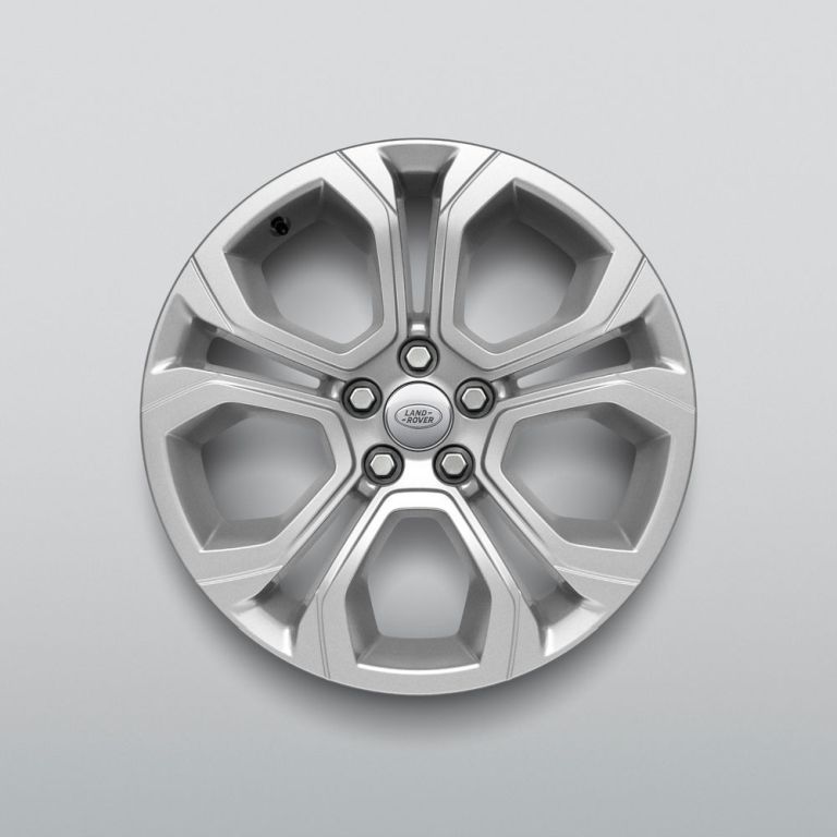 Land Rover Alloy Wheel - 18" Style 5075, 5 split - spoke, Gloss Sparkle Silver