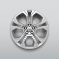 Land Rover Alloy Wheel - 18" Style 5075, 5 split - spoke, Gloss Sparkle Silver