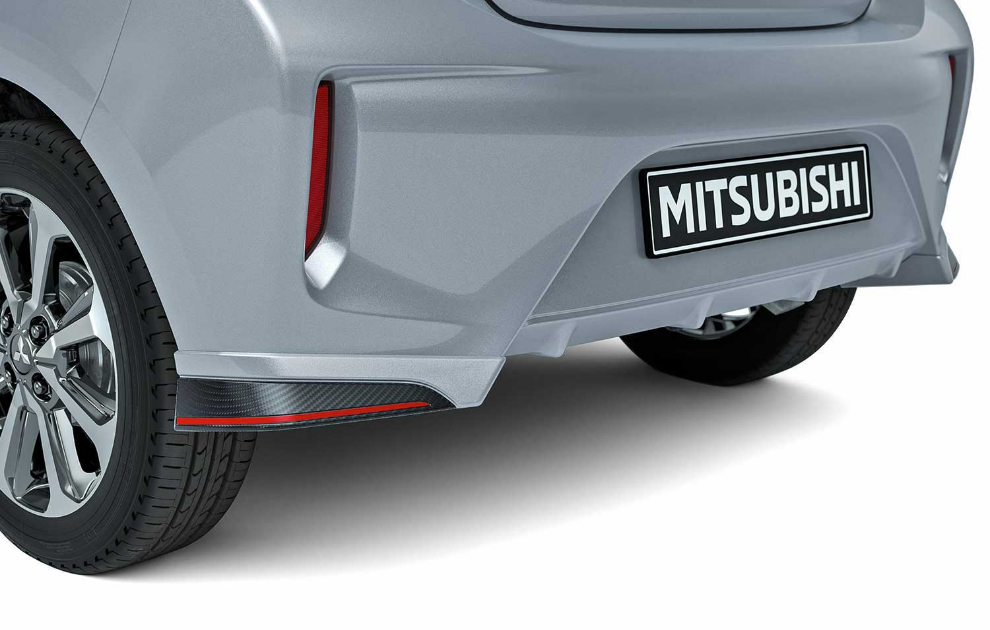 Mitsubishi Rear Corner Extensions - Red Metallic P19
