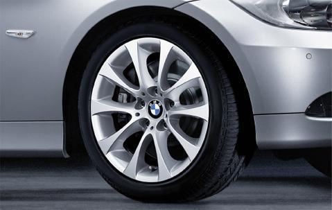 1x BMW Genuine Alloy Wheel 17" V-Spoke 188 Front Rim