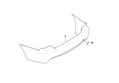BMW Genuine Rear Bumper Towing Eye Cover Primed M Aero Pack