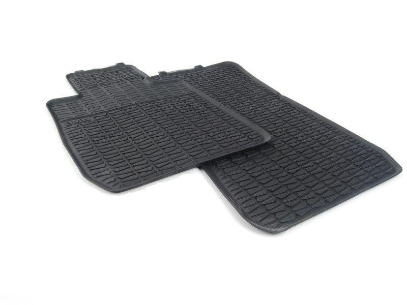 BMW Genuine Front Rubber Floor Mats All-Weather For LHD Cars Only