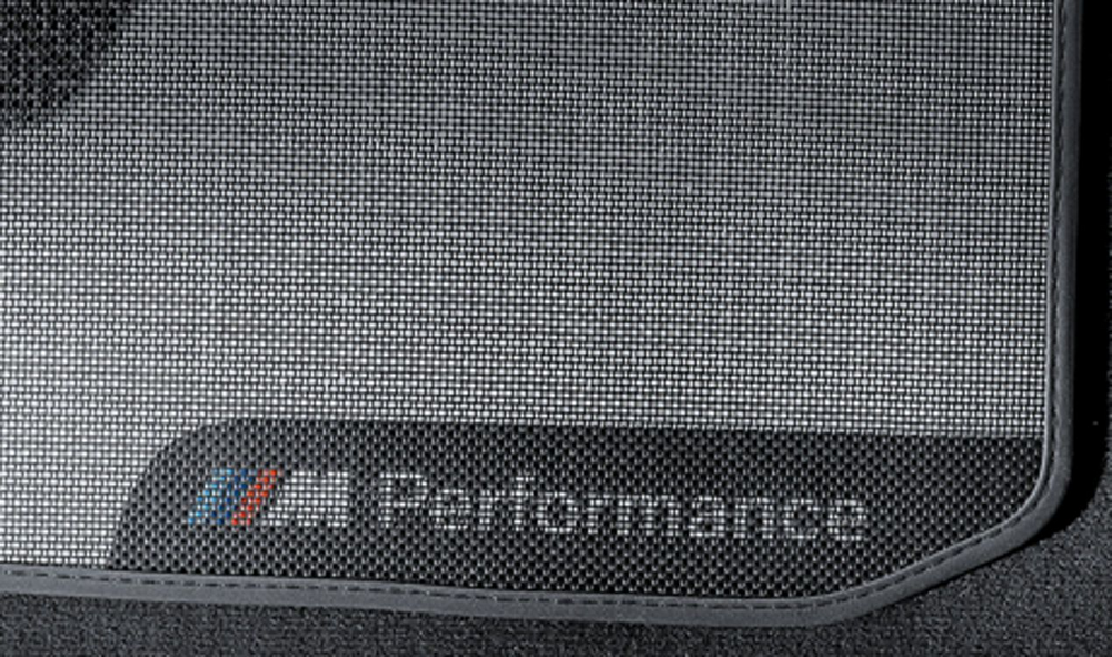 BMW Genuine M Performance Car Floor Mats Rear Set