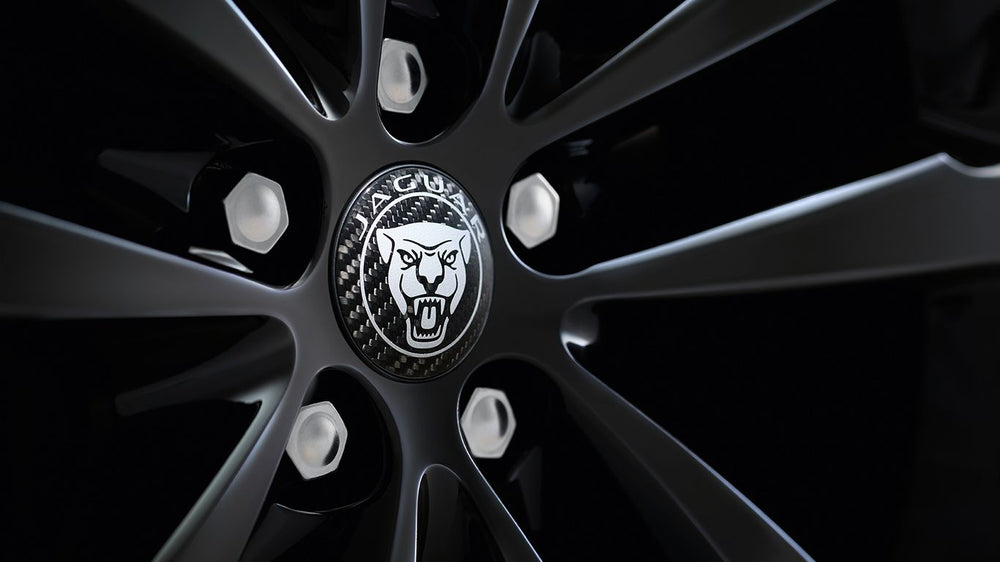 Jaguar Carbon Fibre Wheel Centre Badge
