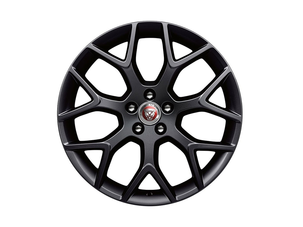 Jaguar Alloy Wheel 19" Style 7013, 7 split spoke, Black, Rear