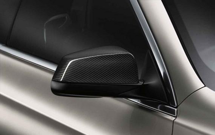 BMW Genuine Wing Mirror Cover Cap Carbon Right