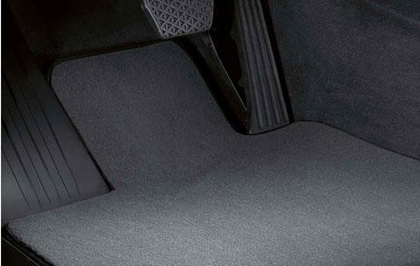 BMW Genuine Car Floor Mats Set Velour Grey