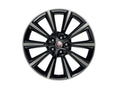 Jaguar Alloy Wheel 19" Style 1026, 10 spoke, Gloss Black Diamond Turned finish, Front