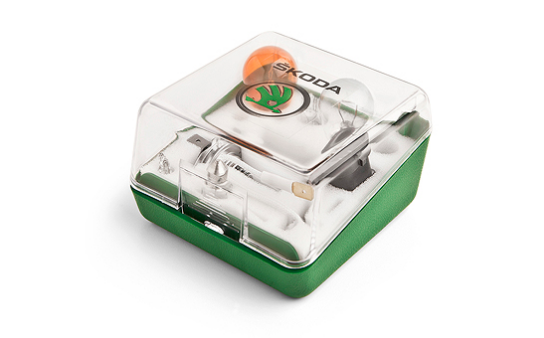 SKODA Spare bulb set for SUPERB II with xenon headlights