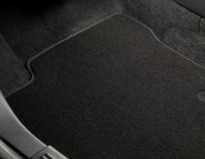 Ford C-MAX Carpet Floor Mats front, black 11/2010  03/2015