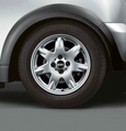 MINI Genuine 15" Inch Light Alloy Wheel Delta Spoke R96 Silver