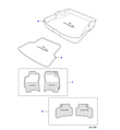 Jaguar Rubber Mats Front, RHD