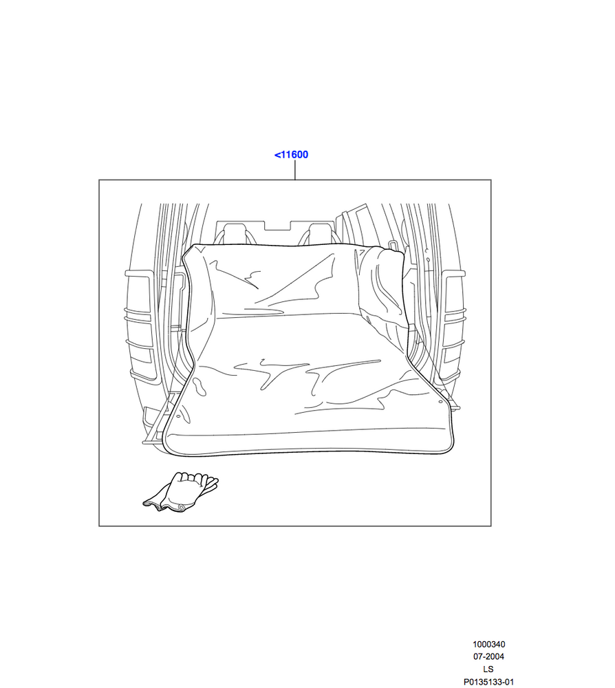 Land Rover Flexible Loadspace Protector