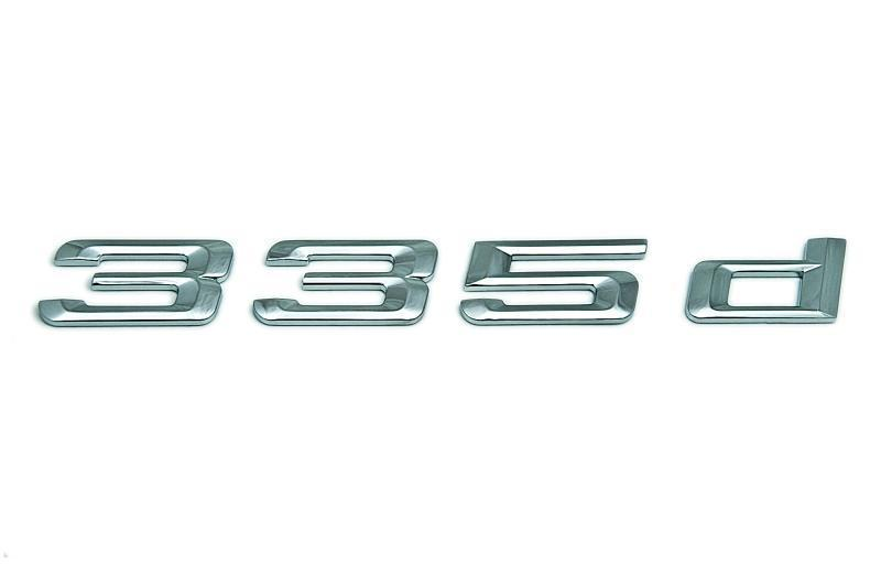BMW Genuine "335d" Self-Adhesive Sticker Badge Emblem