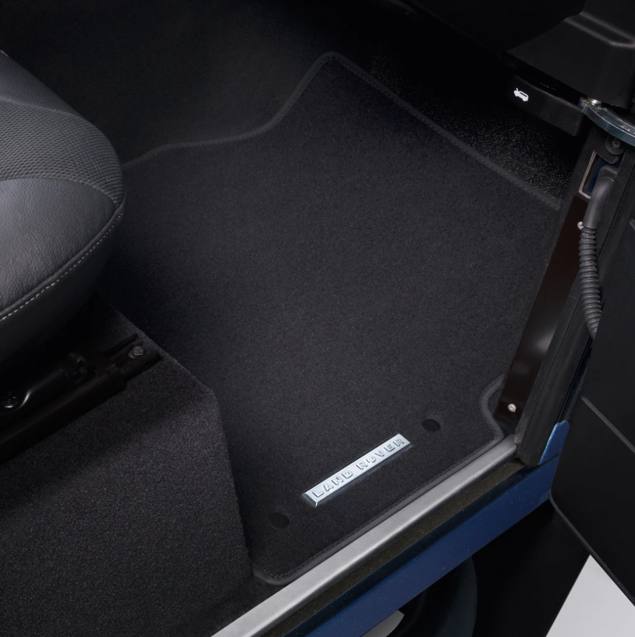 Land Rover Carpet Mats - Ebony Black,... | Land Rover Floor Mats | Park ...