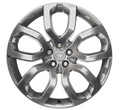 Land Rover Alloy Wheel - 20" Style 5004, 5 split - spoke, Shadow Chrome
