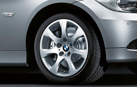 1x BMW Genuine Alloy Wheel 17" Star-Spoke 185 Rim