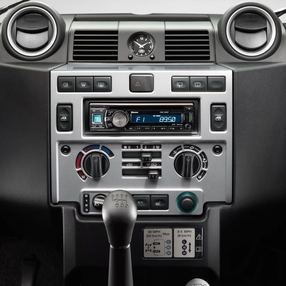 Land Rover Centre Switch Panel Surround, Painted - Indus Silver