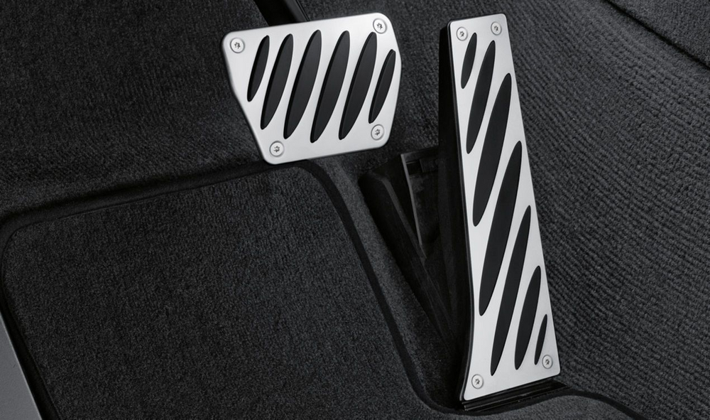 BMW Genuine Sport Pedal Pads Covers Set Aluminium Automatic