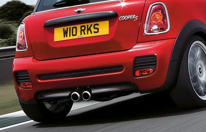 MINI Genuine JCW Right Rear Black Bumper Extension R56 R57 R58 R59