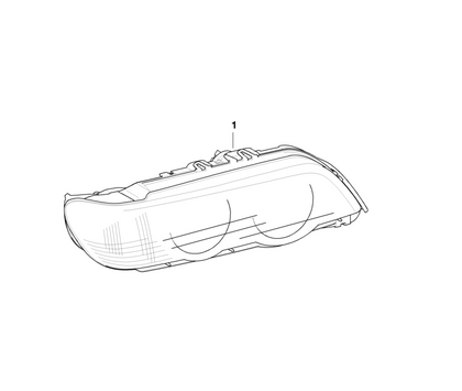 BMW Genuine Headlight Head Lamp White Turn Indicator Right