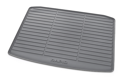 SKODA Rubber carpet for the luggage compartment RAPID SPACEBACK