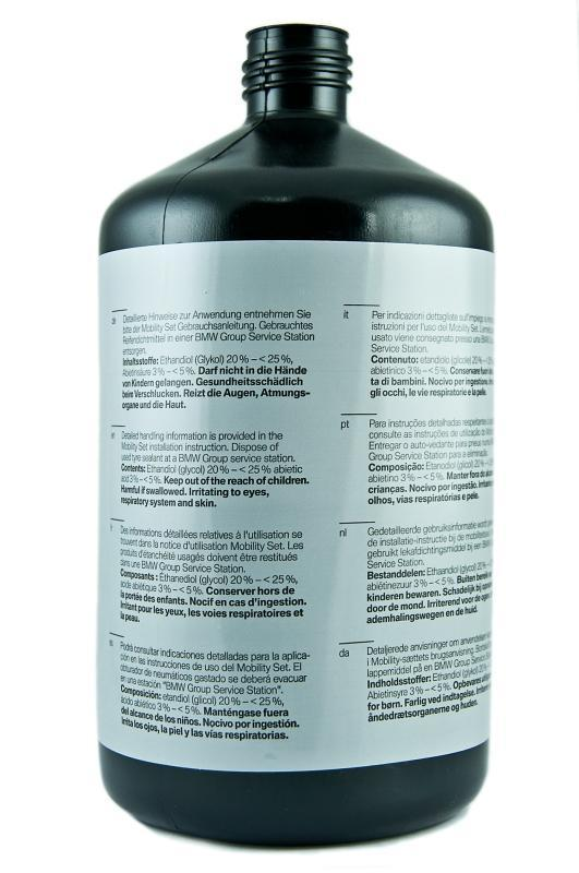 MINI Genuine Tyre Inflating Bottle Container