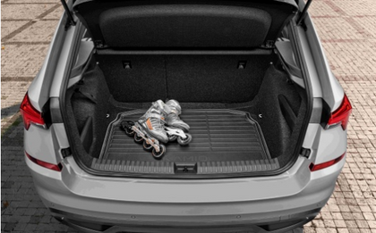 SKODA Double-sided rubber/textile boot mat for KAMIQ