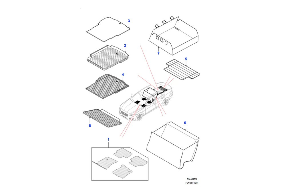 Jaguar Loadspace Reversible Mat