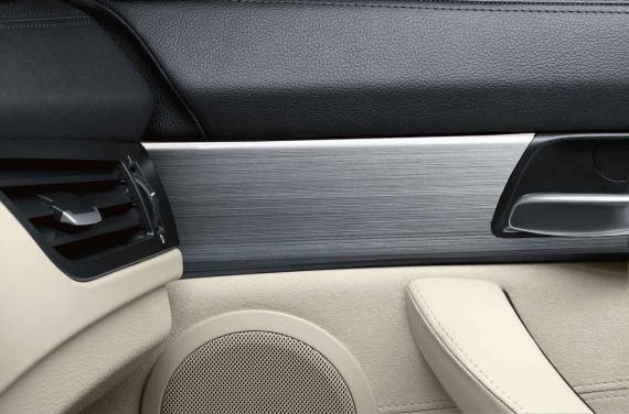 BMW Genuine Interior Door Handle Cover Trim Aluminium Right