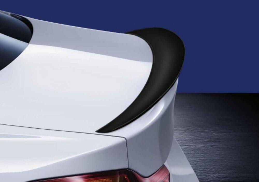 BMW M Performance Genuine Black Matt Rear Lip Spoiler