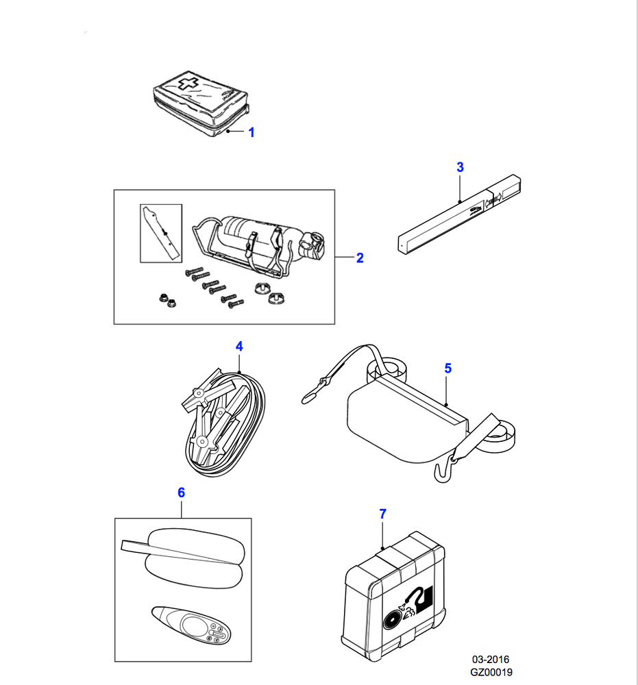 Jaguar First Aid Kit