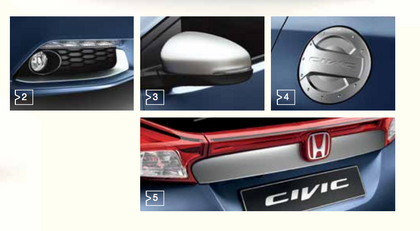 Honda Tailgate Decoration - Black