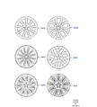 Land Rover Alloy Wheel - 20" Style 1065, 12 spoke