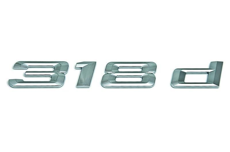 BMW Genuine "318d" Self-Adhesive Sticker Badge Emblem