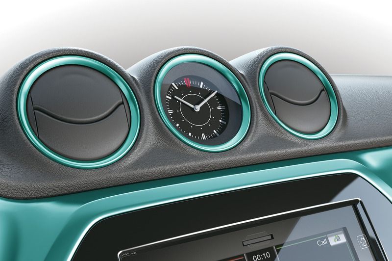 Suzuki Dashboard Coloured Trim Ring Set Turquoise