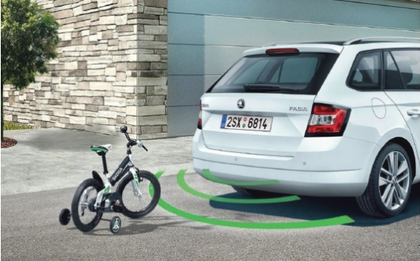 SKODA Rear parking sensors FABIA III COMBI