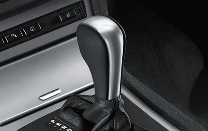 BMW Genuine Leather+Chrome Selector Gear Stick Knob Pearl