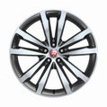 Jaguar Alloy Wheel 20" Style 5051, 5 split spoke, Satin Grey Diamond Turned finish