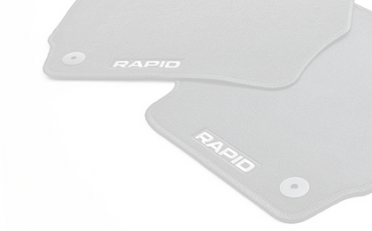 SKODA Textile Floor Mats Standard RAPID
