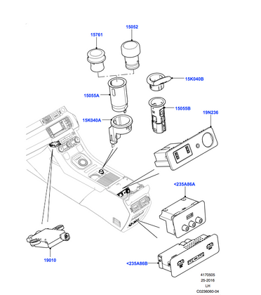 Land Rover Smoker's Pack - Mounting Ring, Illuminated