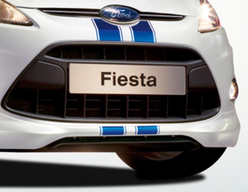 Ford Fiesta Decor Stripes for front and rear bumper, blue 09/2008  10/2012