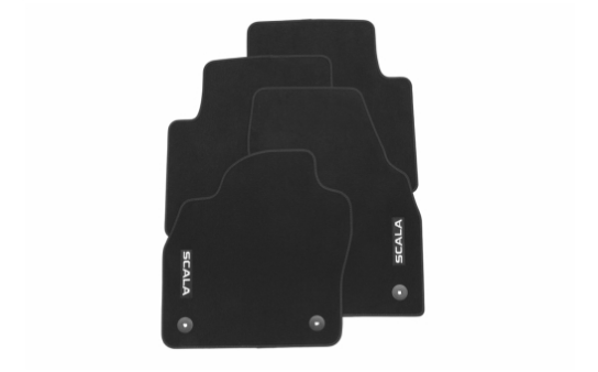 SKODA Textile Floor Mats Standard for SCALA